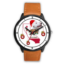 Load image into Gallery viewer, Bull Terrier California Christmas Special Wrist Watch-Free Shipping