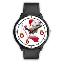 Load image into Gallery viewer, Bull Terrier California Christmas Special Wrist Watch-Free Shipping