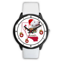 Load image into Gallery viewer, Bull Terrier California Christmas Special Wrist Watch-Free Shipping