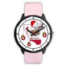 Load image into Gallery viewer, Bull Terrier California Christmas Special Wrist Watch-Free Shipping