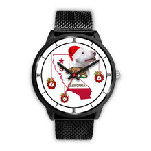 Load image into Gallery viewer, Bull Terrier California Christmas Special Wrist Watch-Free Shipping