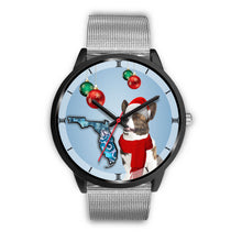 Load image into Gallery viewer, Cardigan Welsh Corgi On Christmas Wrist Watch-Free Shipping