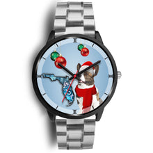 Load image into Gallery viewer, Cardigan Welsh Corgi On Christmas Wrist Watch-Free Shipping