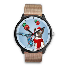 Load image into Gallery viewer, Cardigan Welsh Corgi On Christmas Wrist Watch-Free Shipping