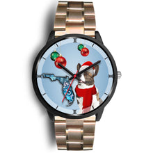 Load image into Gallery viewer, Cardigan Welsh Corgi On Christmas Wrist Watch-Free Shipping