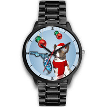 Load image into Gallery viewer, Cardigan Welsh Corgi On Christmas Wrist Watch-Free Shipping