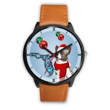 Load image into Gallery viewer, Cardigan Welsh Corgi On Christmas Wrist Watch-Free Shipping