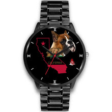 Load image into Gallery viewer, Boxer Dog California Christmas Special Wrist Watch-Free Shipping