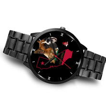 Load image into Gallery viewer, Boxer Dog California Christmas Special Wrist Watch-Free Shipping