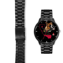 Load image into Gallery viewer, Boxer Dog California Christmas Special Wrist Watch-Free Shipping