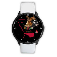Load image into Gallery viewer, Boxer Dog California Christmas Special Wrist Watch-Free Shipping