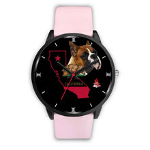 Load image into Gallery viewer, Boxer Dog California Christmas Special Wrist Watch-Free Shipping