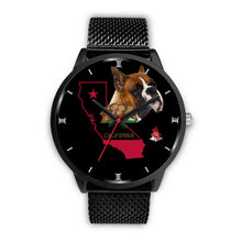 Load image into Gallery viewer, Boxer Dog California Christmas Special Wrist Watch-Free Shipping