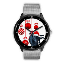 Load image into Gallery viewer, Customized Dog Print Christmas Special Black Wrist Watch-Free Shipping