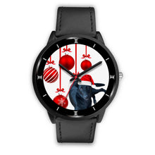 Load image into Gallery viewer, Customized Dog Print Christmas Special Black Wrist Watch-Free Shipping