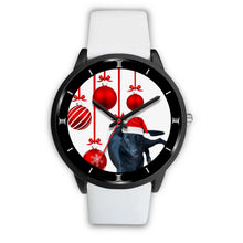 Load image into Gallery viewer, Customized Dog Print Christmas Special Black Wrist Watch-Free Shipping