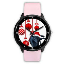 Load image into Gallery viewer, Customized Dog Print Christmas Special Black Wrist Watch-Free Shipping