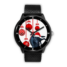 Load image into Gallery viewer, Customized Dog Print Christmas Special Black Wrist Watch-Free Shipping