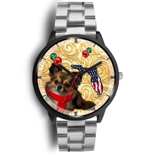Load image into Gallery viewer, Chihuahua Dog On Christmas Florida Wrist Watch-Free Shipping