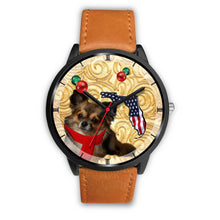 Load image into Gallery viewer, Chihuahua Dog On Christmas Florida Wrist Watch-Free Shipping
