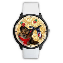 Load image into Gallery viewer, Chihuahua Dog On Christmas Florida Wrist Watch-Free Shipping