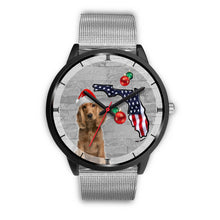 Load image into Gallery viewer, Cocker Spaniel On Christmas Florida Wrist Watch-Free Shipping