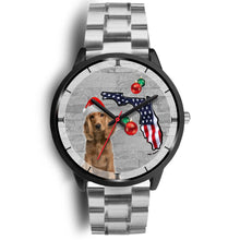 Load image into Gallery viewer, Cocker Spaniel On Christmas Florida Wrist Watch-Free Shipping