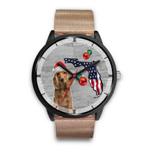 Load image into Gallery viewer, Cocker Spaniel On Christmas Florida Wrist Watch-Free Shipping