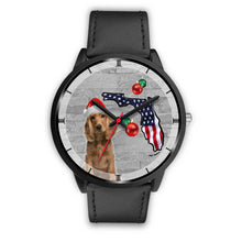 Load image into Gallery viewer, Cocker Spaniel On Christmas Florida Wrist Watch-Free Shipping