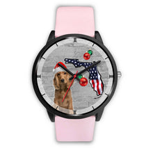 Load image into Gallery viewer, Cocker Spaniel On Christmas Florida Wrist Watch-Free Shipping