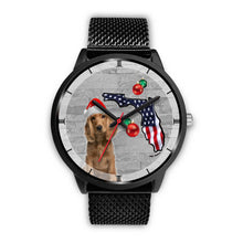 Load image into Gallery viewer, Cocker Spaniel On Christmas Florida Wrist Watch-Free Shipping