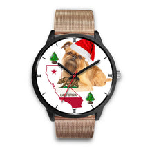 Load image into Gallery viewer, Brussels Griffon California Christmas Special Wrist Watch-Free Shipping