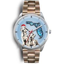Load image into Gallery viewer, Cute Dalmatian On Christmas Florida Wrist Watch-Free Shipping