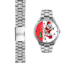Load image into Gallery viewer, Cute Maltese Dog California Christmas Special Wrist Watch-Free Shipping