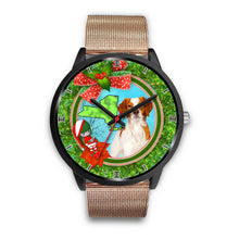 Load image into Gallery viewer, Cute Brittany Dog New York Christmas Special Wrist Watch-Free Shipping