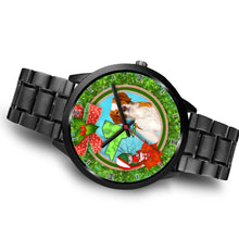 Load image into Gallery viewer, Cute Brittany Dog New York Christmas Special Wrist Watch-Free Shipping