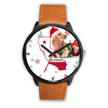 Load image into Gallery viewer, Cocker Spaniel California Christmas Special Wrist Watch-Free Shipping