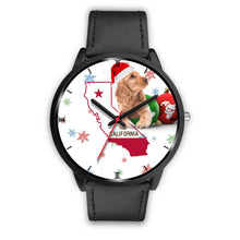 Load image into Gallery viewer, Cocker Spaniel California Christmas Special Wrist Watch-Free Shipping