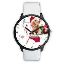 Load image into Gallery viewer, Cocker Spaniel California Christmas Special Wrist Watch-Free Shipping