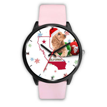 Load image into Gallery viewer, Cocker Spaniel California Christmas Special Wrist Watch-Free Shipping