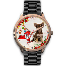 Load image into Gallery viewer, Cute Chihuahua Dog New York Christmas Special Wrist Watch-Free Shipping