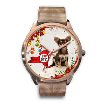 Load image into Gallery viewer, Cute Chihuahua Dog New York Christmas Special Wrist Watch-Free Shipping