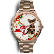 Load image into Gallery viewer, Cute Chihuahua Dog New York Christmas Special Wrist Watch-Free Shipping