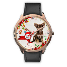 Load image into Gallery viewer, Cute Chihuahua Dog New York Christmas Special Wrist Watch-Free Shipping