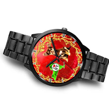 Load image into Gallery viewer, Chihuahua ON Red New York Christmas Special Wrist Watch-Free Shipping