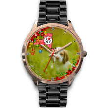 Load image into Gallery viewer, Cute Cocker Spaniel Dog New York Christmas Special Wrist Watch-Free Shipping