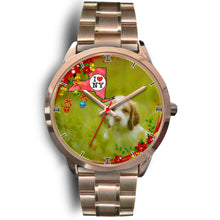 Load image into Gallery viewer, Cute Cocker Spaniel Dog New York Christmas Special Wrist Watch-Free Shipping