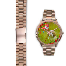 Load image into Gallery viewer, Cute Cocker Spaniel Dog New York Christmas Special Wrist Watch-Free Shipping