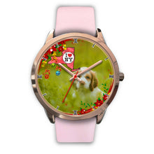 Load image into Gallery viewer, Cute Cocker Spaniel Dog New York Christmas Special Wrist Watch-Free Shipping