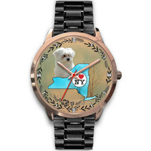 Load image into Gallery viewer, Cute Maltese Dog New York Christmas Special Wrist Watch-Free Shipping